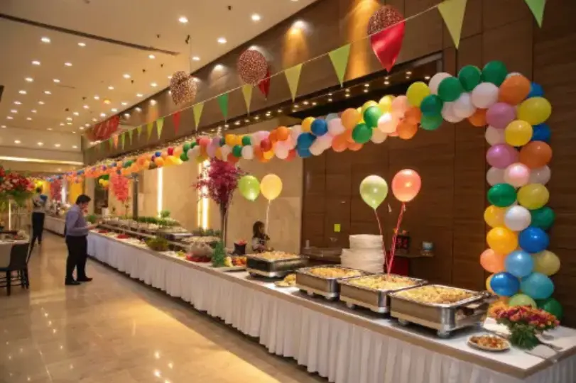 Birthday Catering Services in Chennai by Sai Marriage Catering with pure veg dishes and custom birthday menus